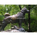 Escultura de bronze de cachorro para venda